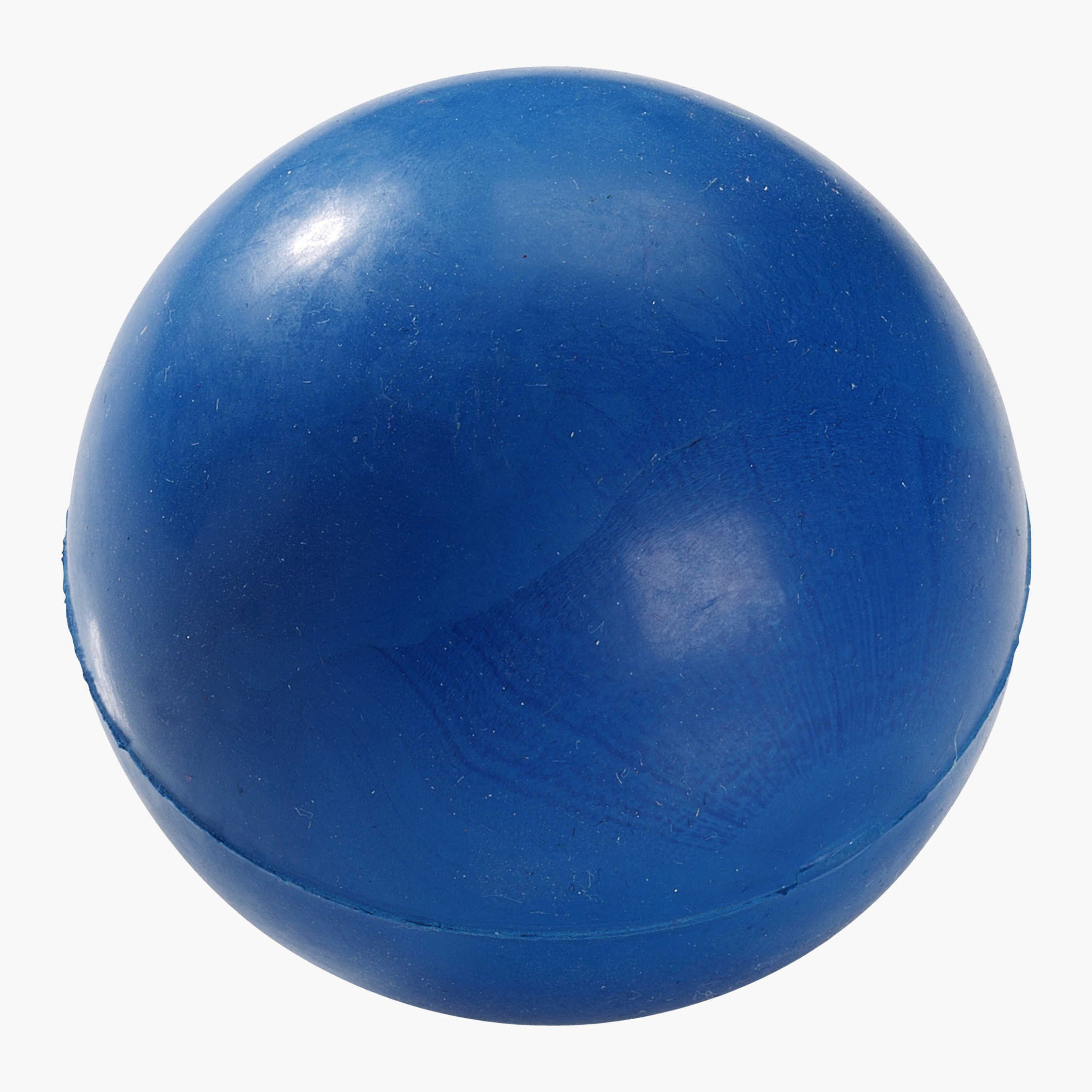 Blue rubber store ball